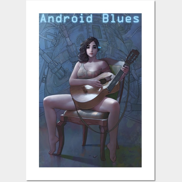 Android Blues Wall Art by stevenstahlberg